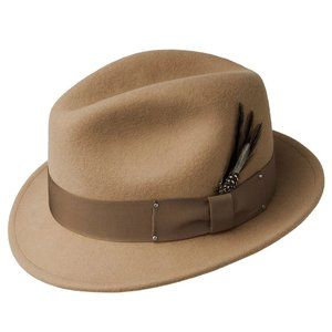 NWOT Bailey Tino Wool Felt Trilby Hat Fedora M